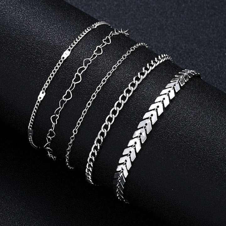 Multi-Layered Chain Bracelet Set Stornfield