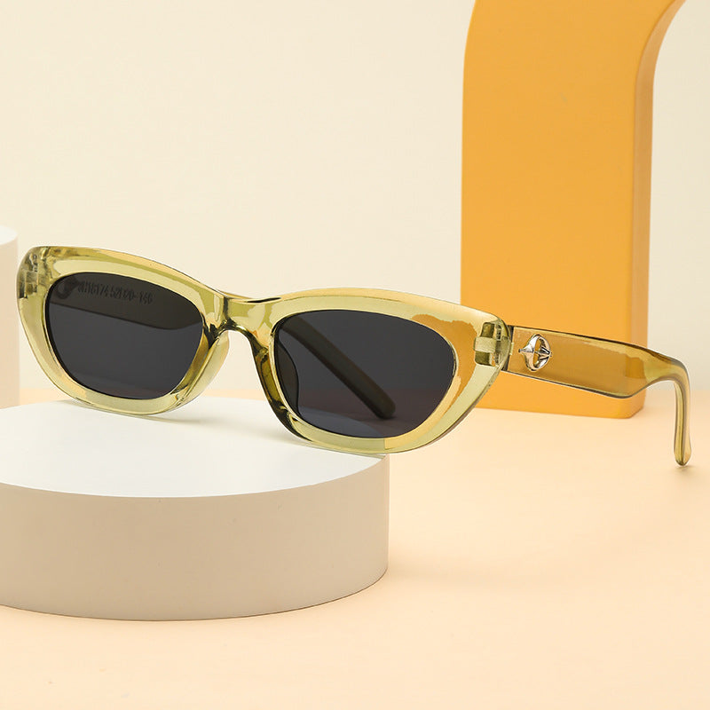 Women's Cat-Eye Sunglasses with Elegant Transparent Frame and UV Protection Stornfield