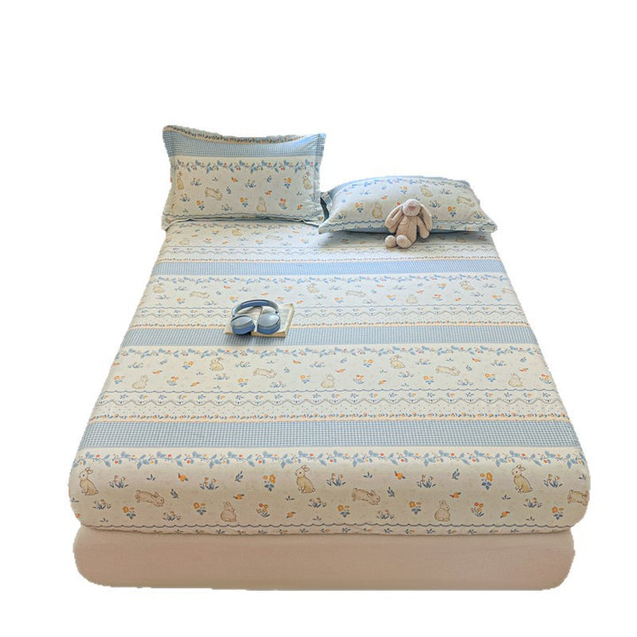 Floral Patterned Fitted Sheet Set