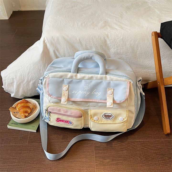 Sporty Shoulder Bag With Multifunctional Compartments Stornfield