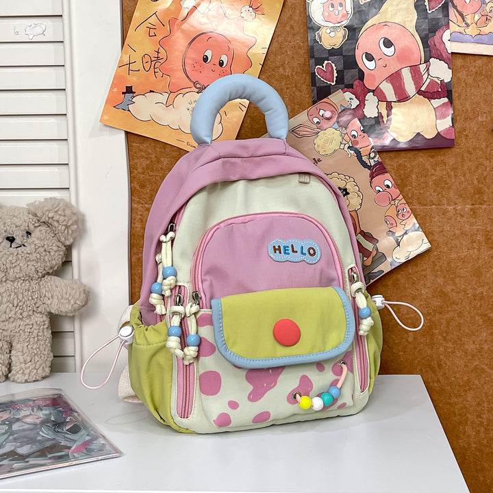 Whimsical Graphic Print Backpack Stornfield
