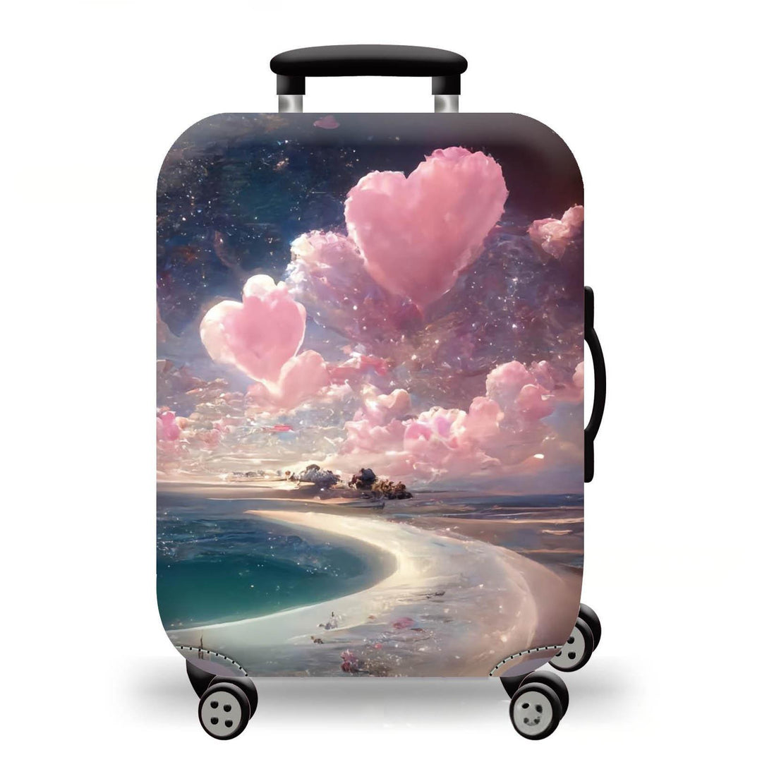 Unisex Hard-shell suitcase with stunning mountain landscape design Stornfield