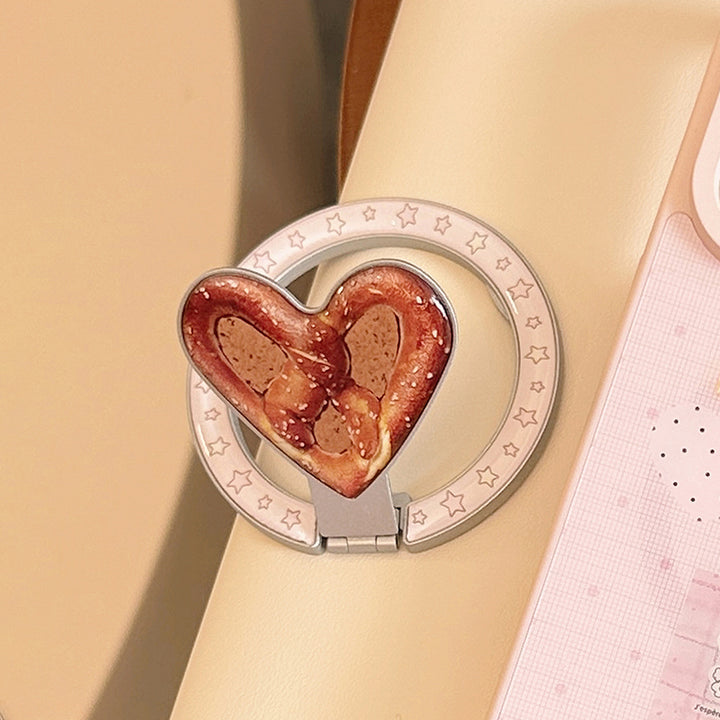 Heart-shaped smartphone holder with cookie design Stornfield