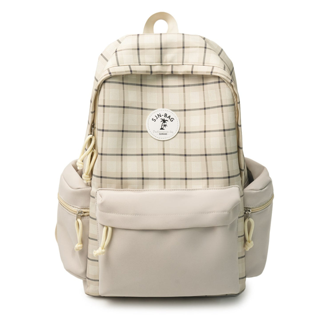 Stylish Plaid Backpack Stornfield