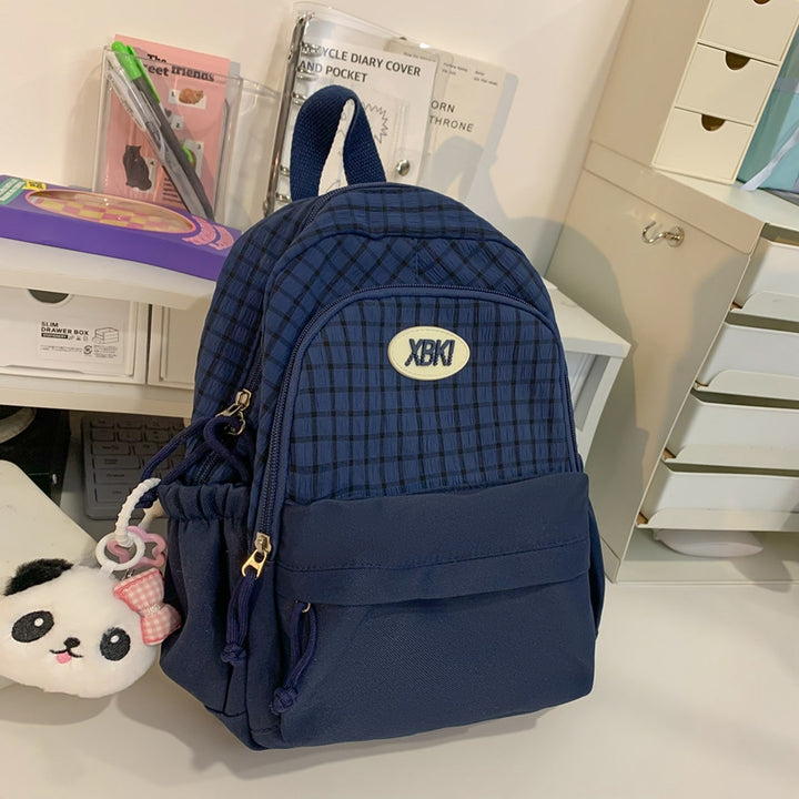 Chic Plaid Design School Backpack Stornfield