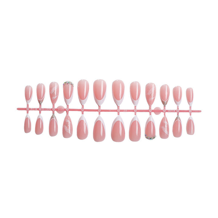 Elegant artificial nail set with delicate accents Stornfield