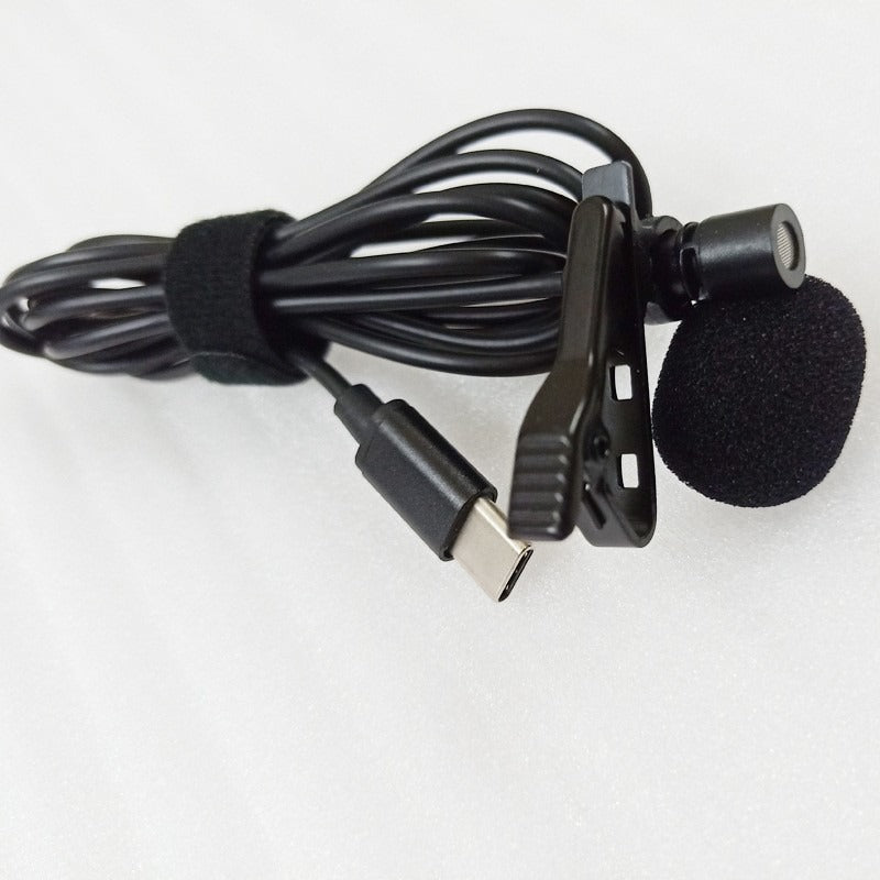 Lavalier microphone with flexible clip Stornfield