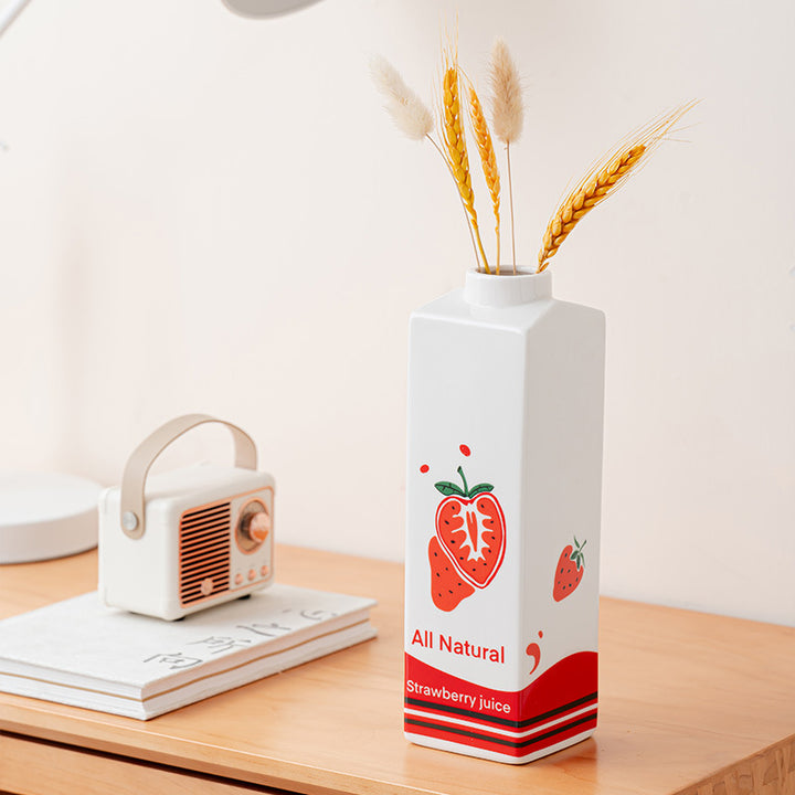 Creative Strawberry Juice Vase