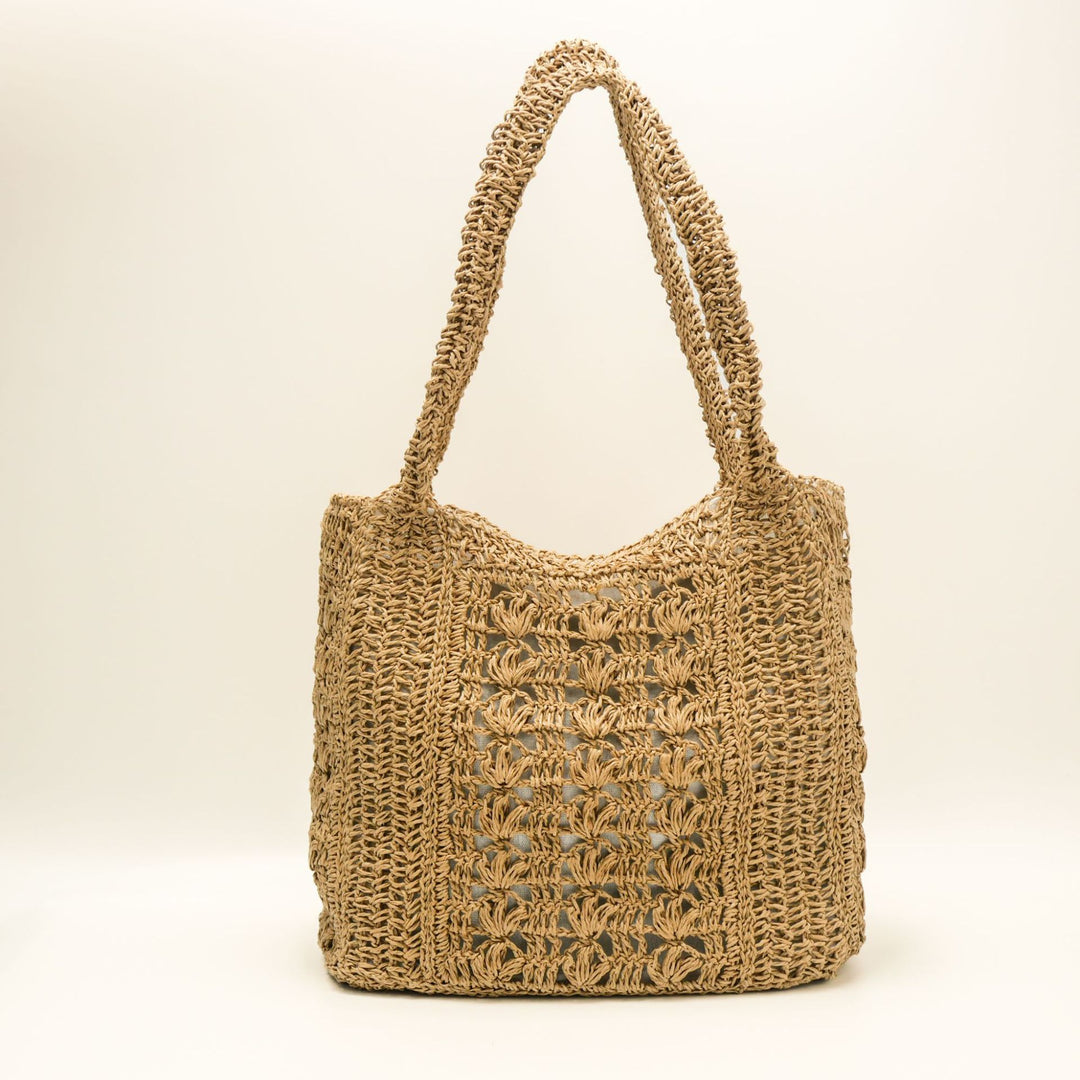 Boho Style Handbag Made of Braided Natural Material Stornfield