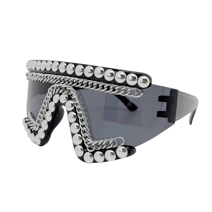 Women's fashion sunglasses with luxurious chain frame and shimmering accents Stornfield