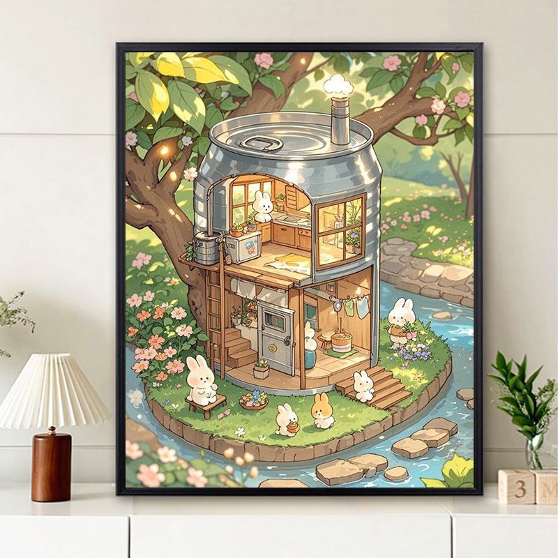 Whimsical Home Illustration Wall Art Stornfield