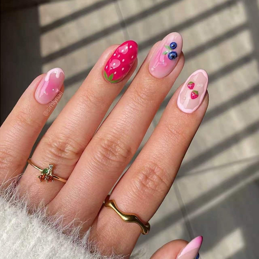 Artistic Fruit-Inspired Nail Art Stornfield