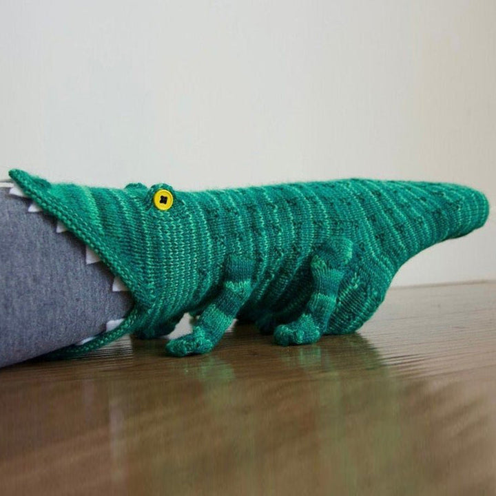 Knitted Crocodile Socks | Stornfield
