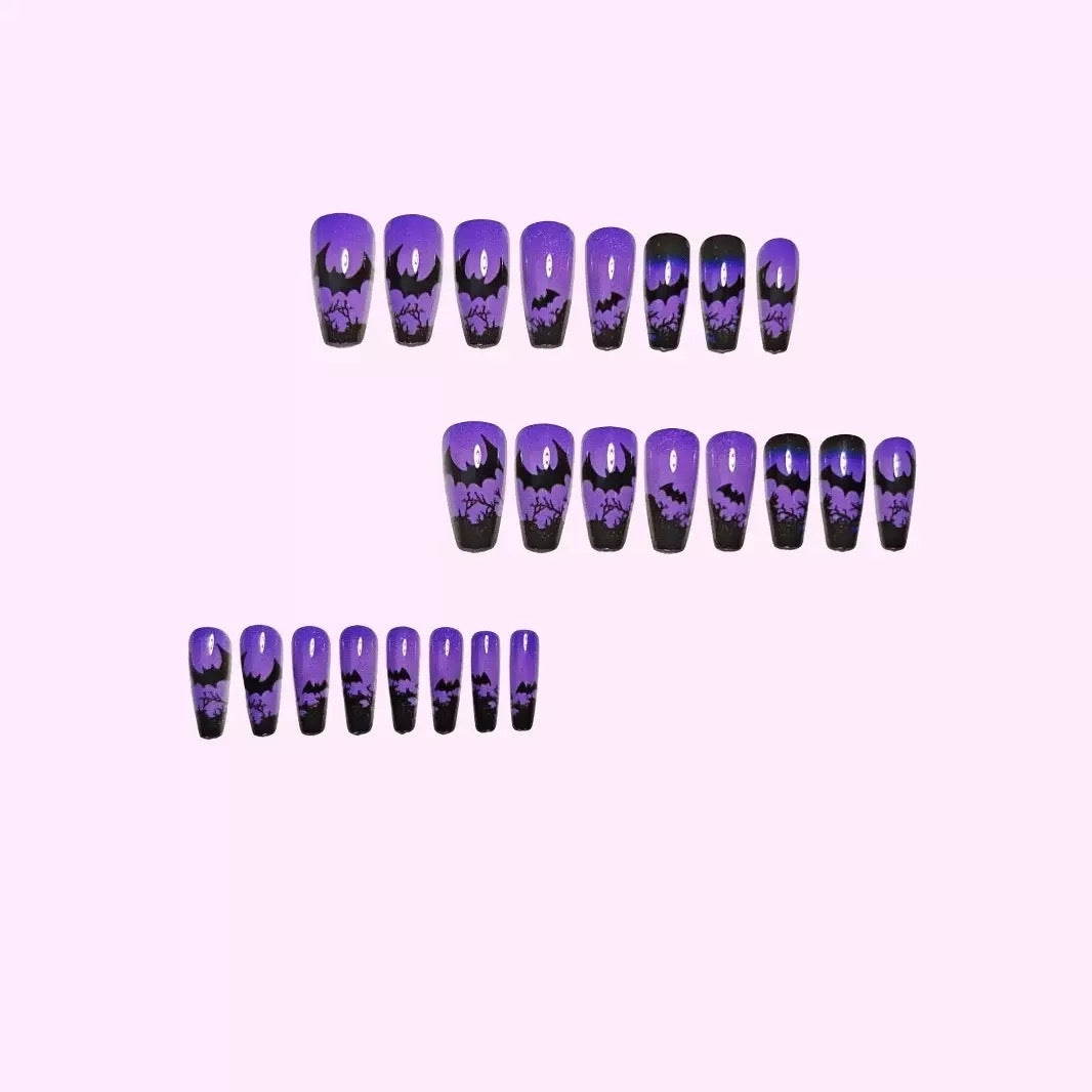 Acrylic nail set with Halloween motif Stornfield