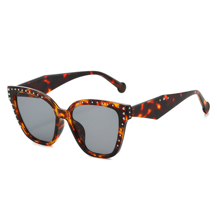 Oversized Fashion Cat-Eye Sunglasses with Rhinestone Details Stornfield