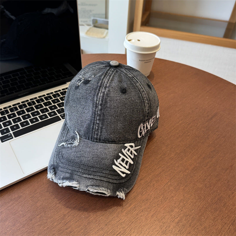 Unisex Distressed Graphic Baseball Cap Stornfield