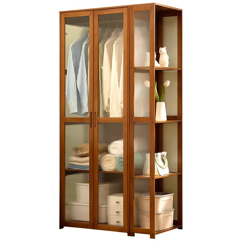 High-quality display cabinet with glass doors and storage Stornfield