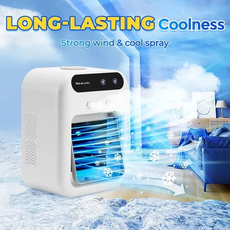 Unisex One Size USB-powered desktop vaporizer cold air cooler and air humidifier with refillable top-fill tank adjustable directional louvers quiet operation Stornfield