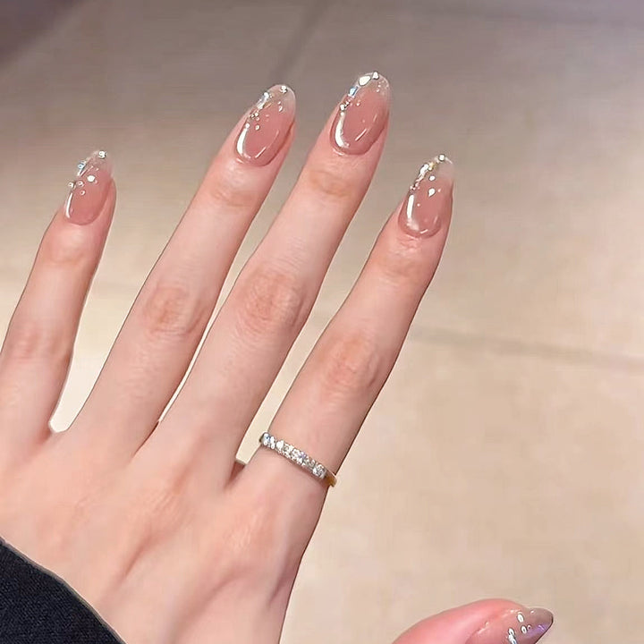 Artificial nails with Romantic Design Stornfield