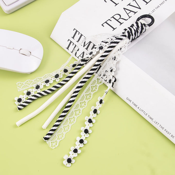Decorative Lace and Braided Keychain Stornfield