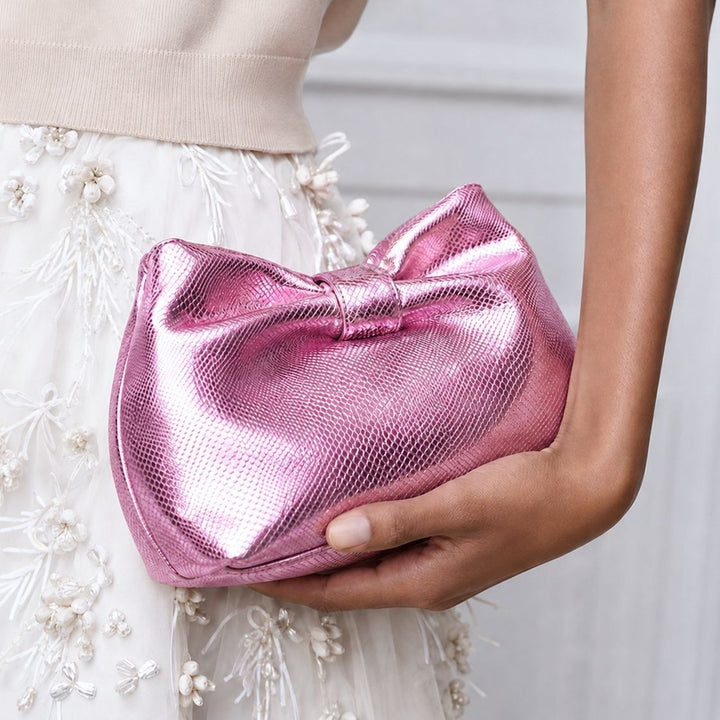 Decorative Metallic Handbag