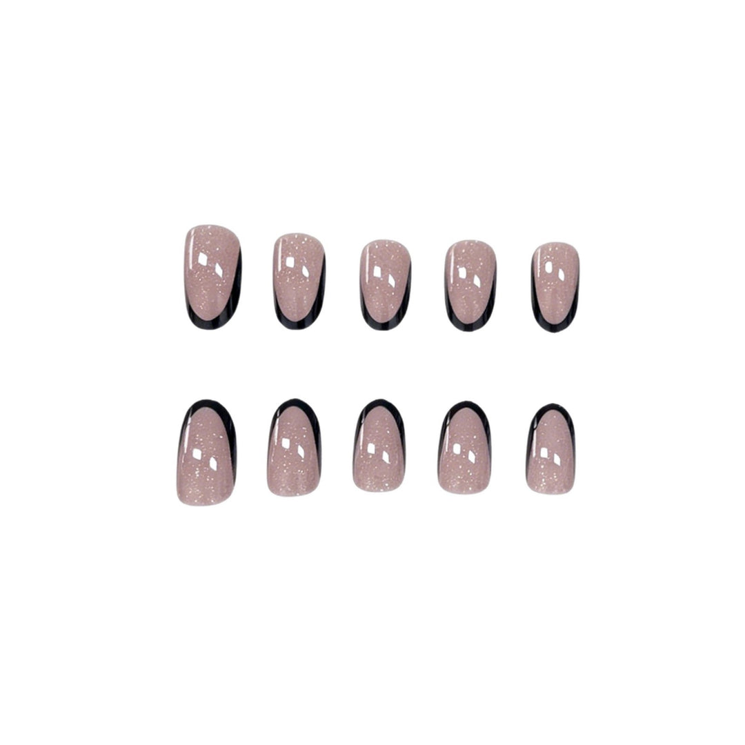 Glittery Ombre Stiletto Nail Extensions Stornfield
