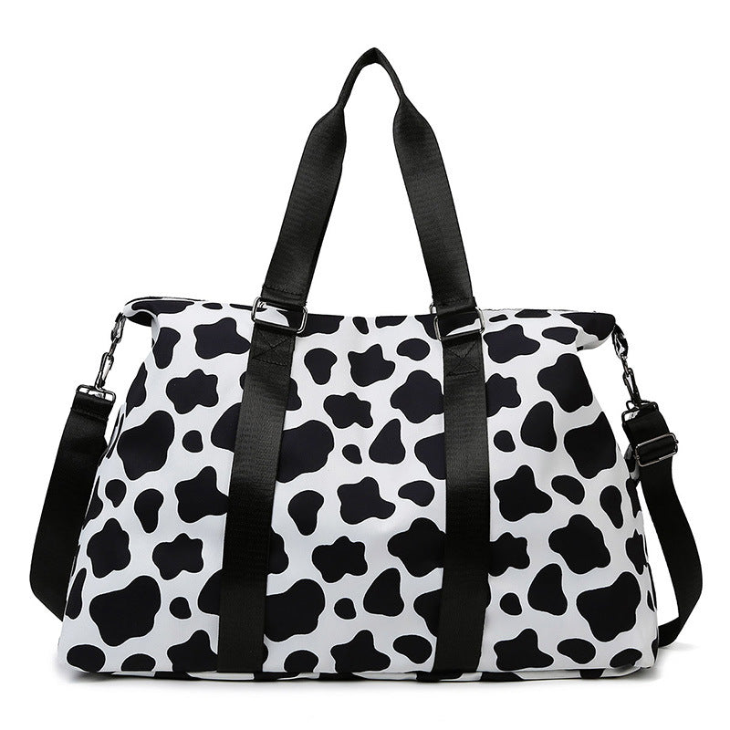 Sporty travel bag with trendy zebra pattern Stornfield