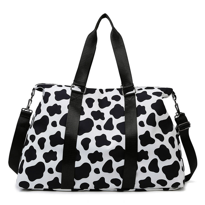 Sporty travel bag with trendy zebra pattern Stornfield