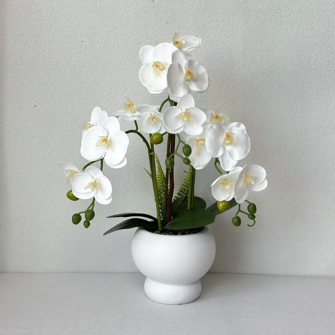 Elegant Faux Orchid Plant