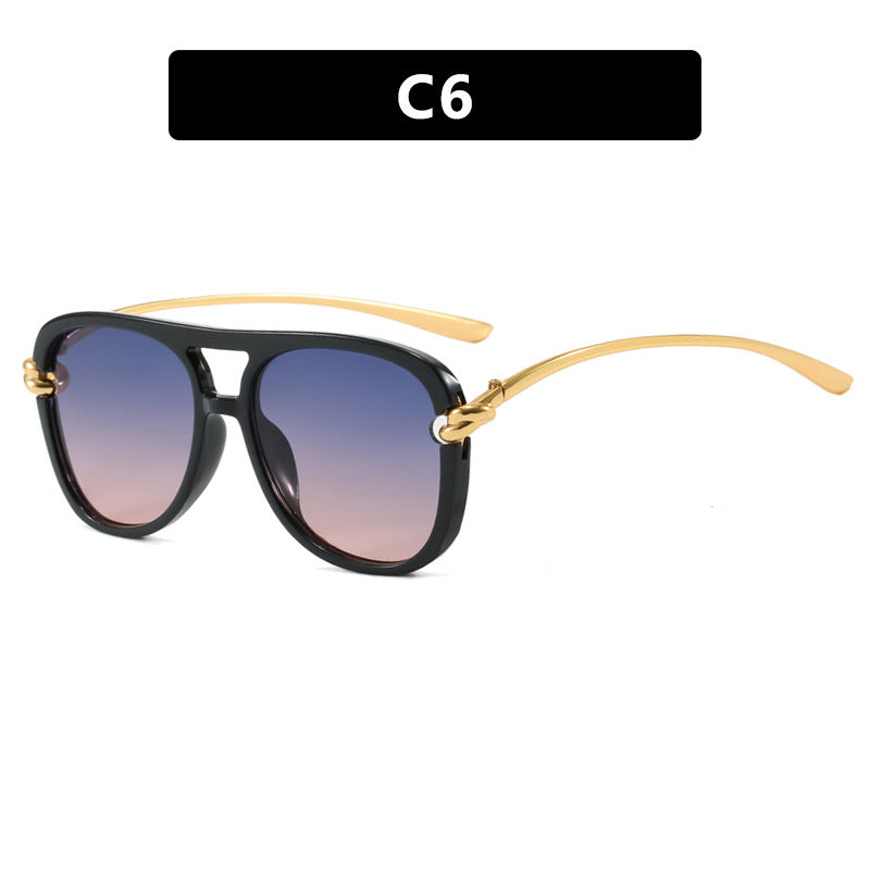 Women's sporty sunglasses with wide plastic frame and UV protection Stornfield