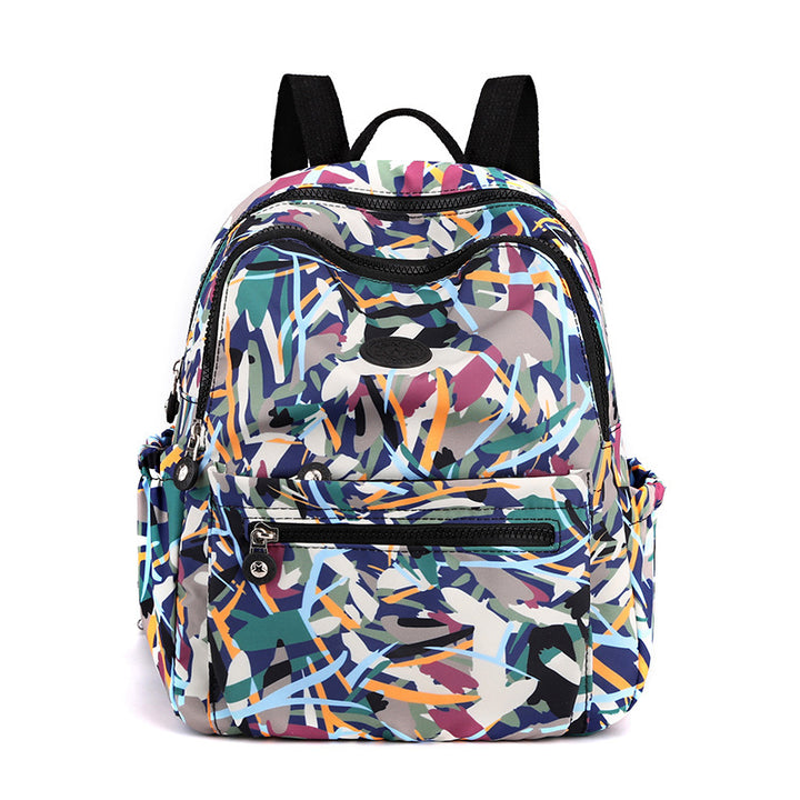 stylish backpack with fashionable floral pattern Stornfield
