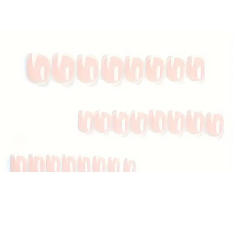 Classic French Tip Press-On Nails Stornfield