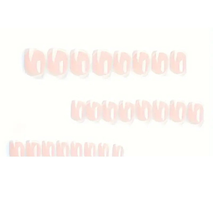 Classic French Tip Press-On Nails Stornfield