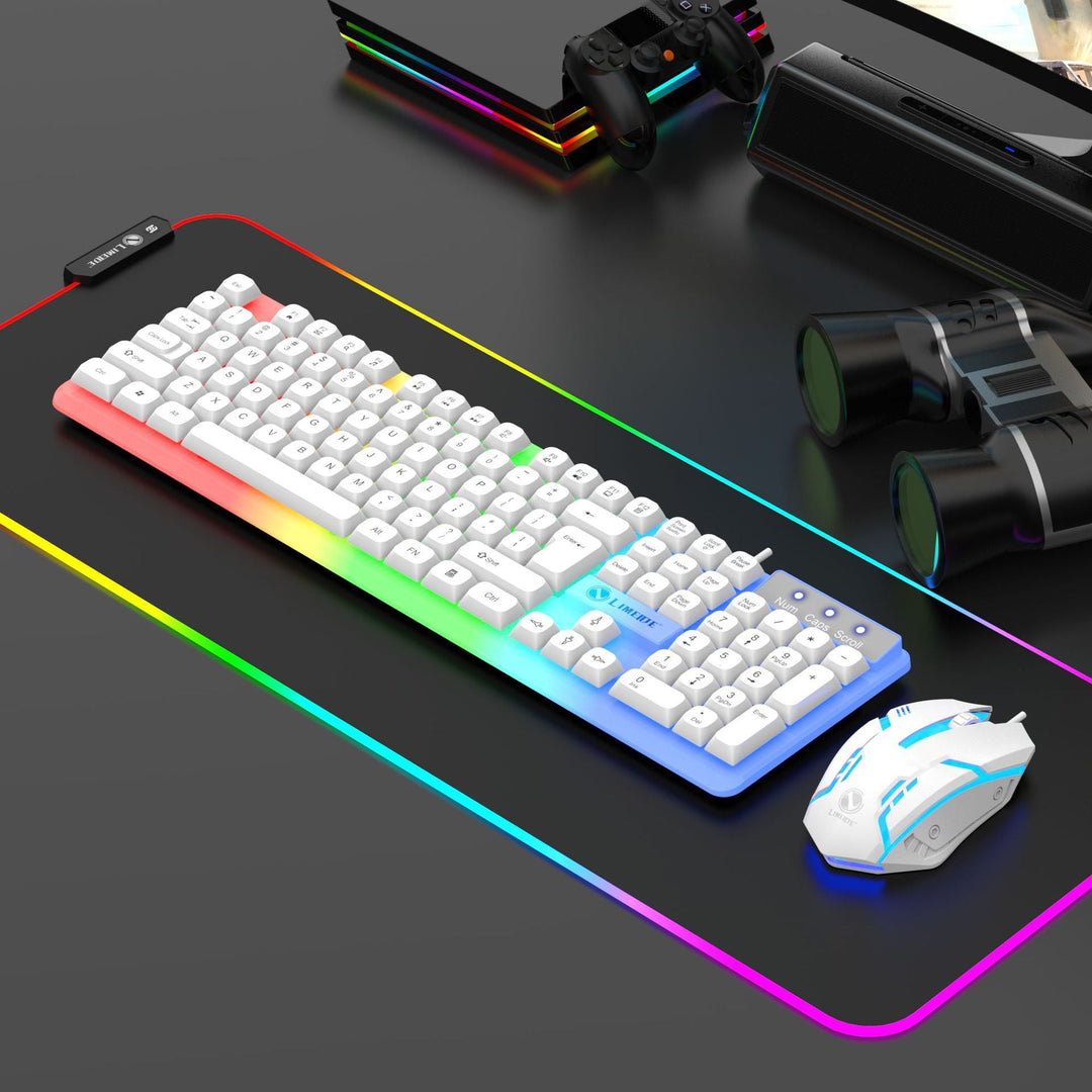 RGB Touch-Sensitive Gaming Keyboard with Precision Mouse Stornfield