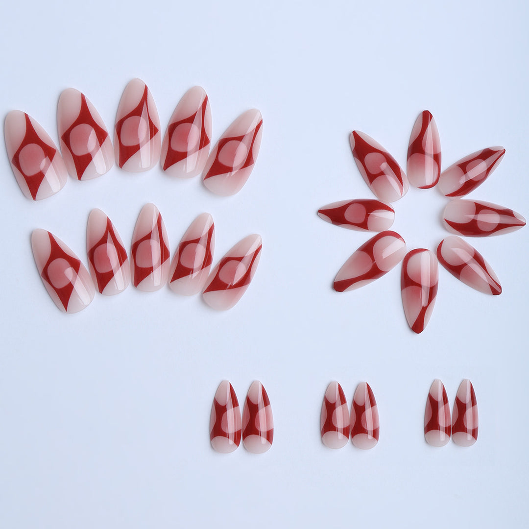 Artificial Stiletto Fingernails with Elegant Design Stornfield