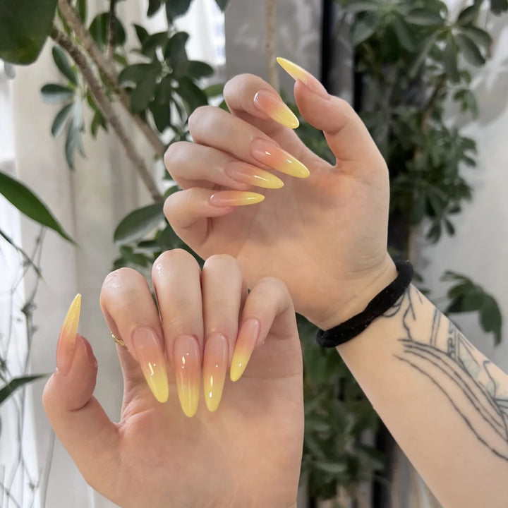 Gradual Ombre Stiletto Press-On Nails Stornfield