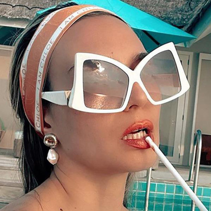 Women's oversized sunglasses with elegant square frame and protective UV protection Stornfield