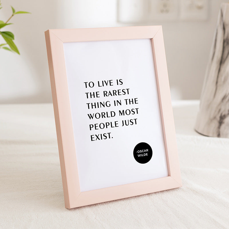 Minimalist Quote Wall Art Frame