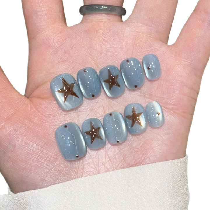 Artificial Nail Tips with Star Design Stornfield