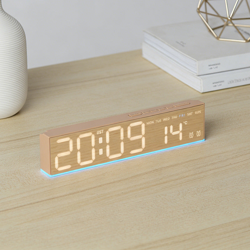Digital alarm clock with temperature sensor and week display Stornfield