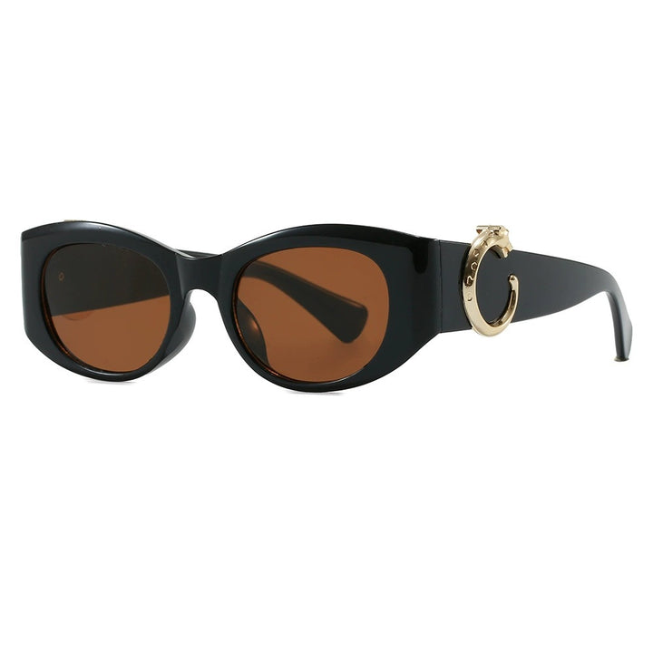 Women's elegant Cat-Eye sunglasses with golden details Stornfield