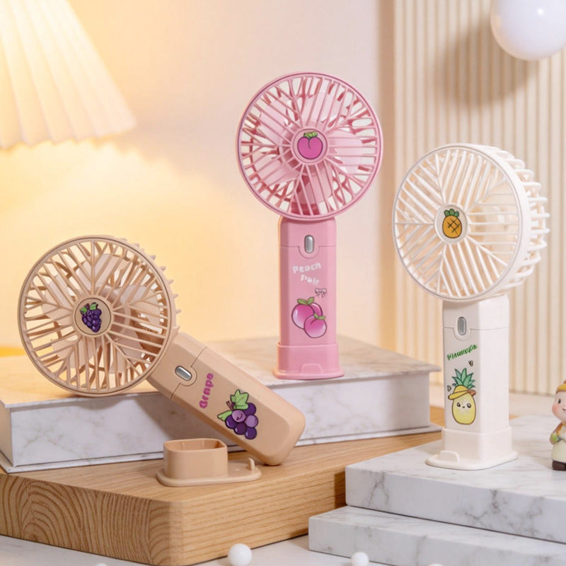 Women's Portable Hand Fan with Powerful Battery Function Stornfield
