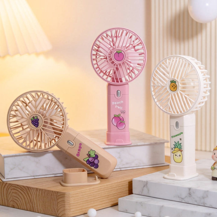 Women's Portable Hand Fan with Powerful Battery Function Stornfield