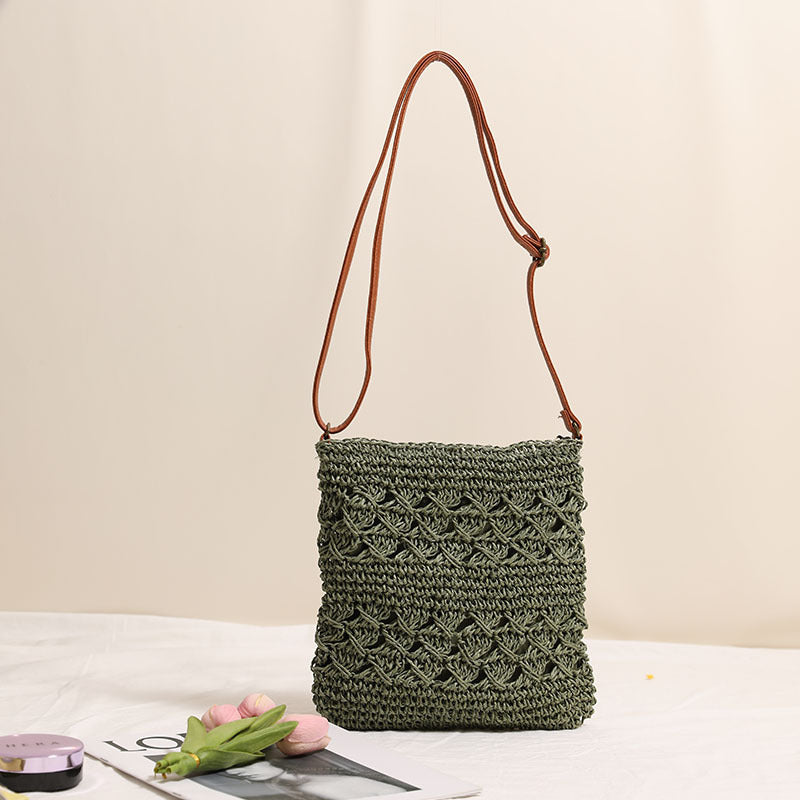 Hand-knotted shoulder bag in elegant design Stornfield