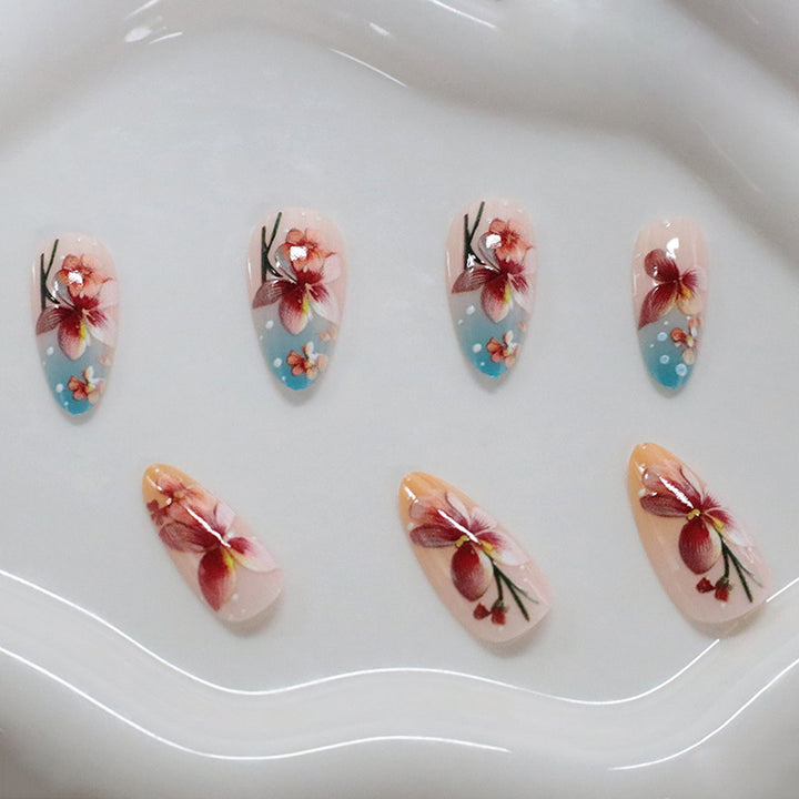 Floral Embellished Nail Art Stornfield
