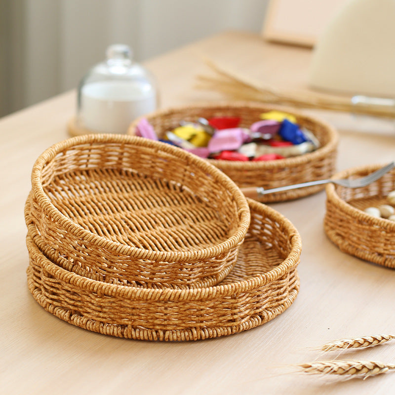 Unisex Round Storage Bowl made of Natural Weave Stornfield