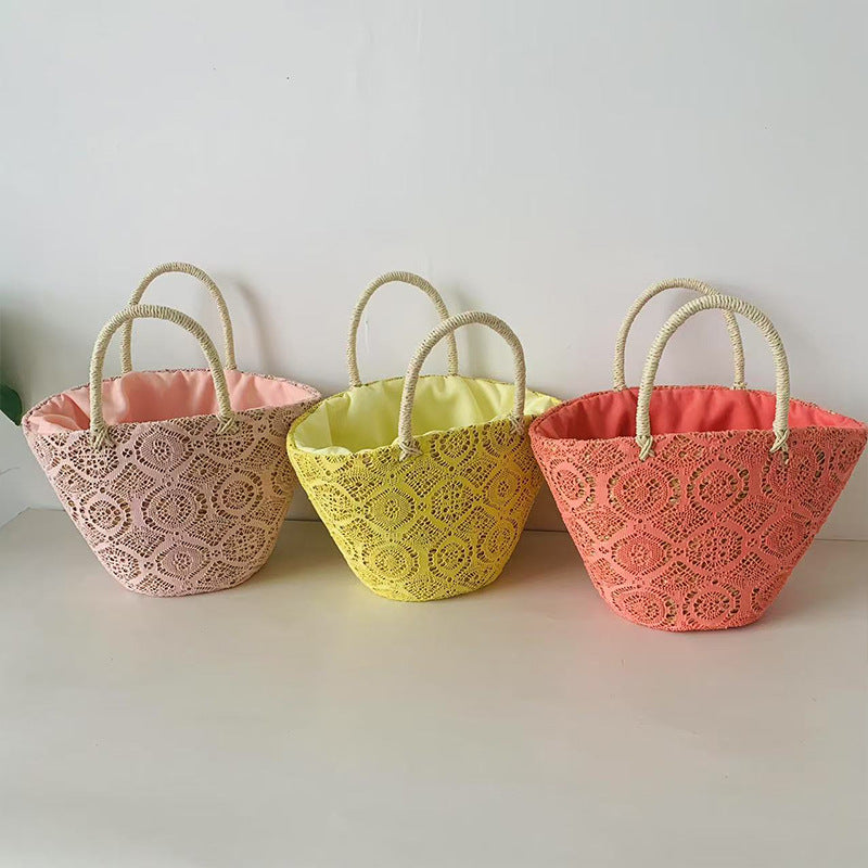 Basket bag with elegant, woven design Stornfield