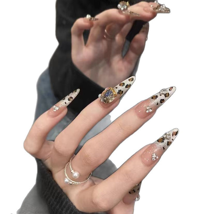 Elaborate Artistic Press-On Nail Set Stornfield
