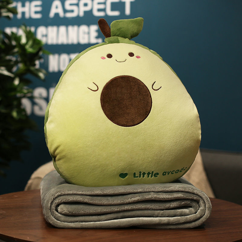 Plush carrot cushion and blanket set Stornfield