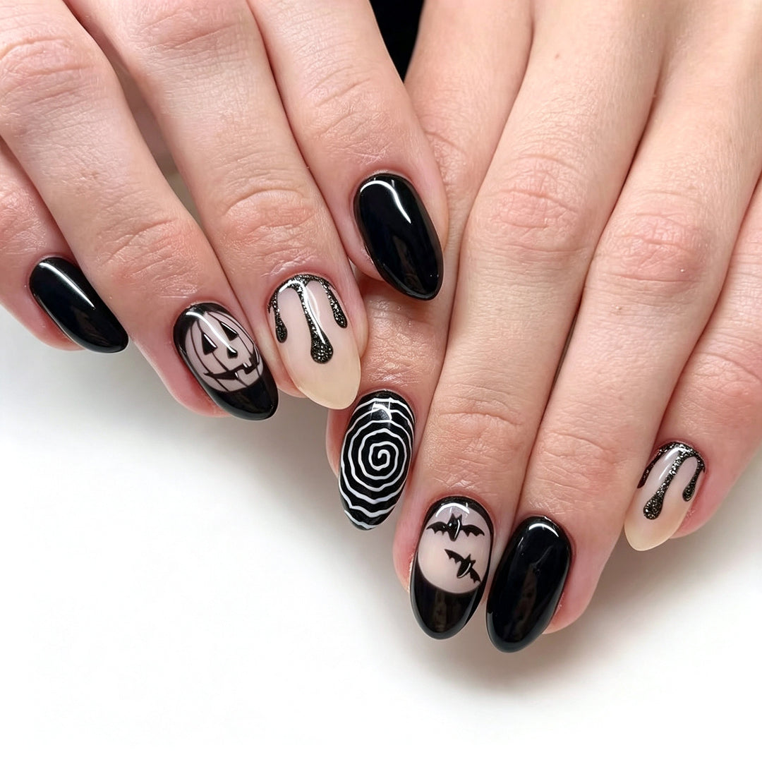 Themed Decorative Press-On Nail Set
